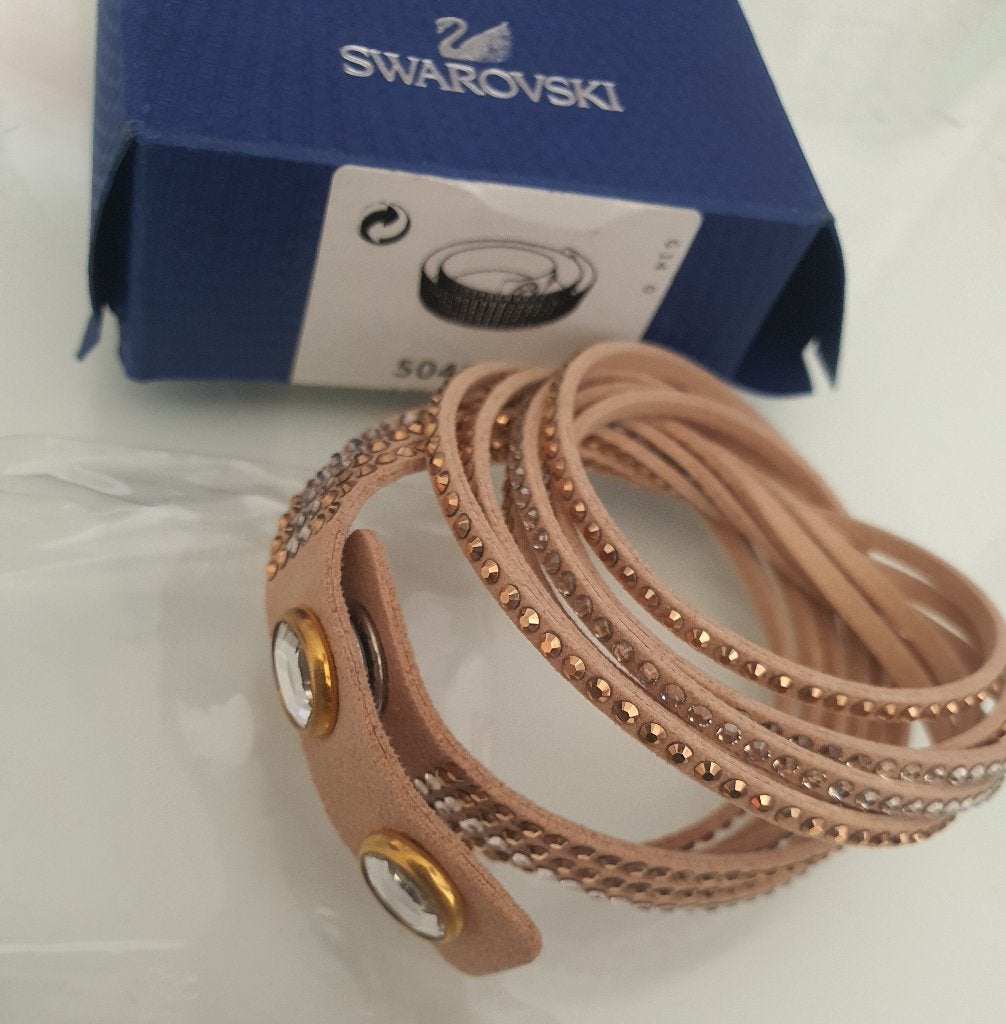 Swarovski Slake Wikkelarmband, Ophalen of Verzenden, Nieuw, Overige materialen