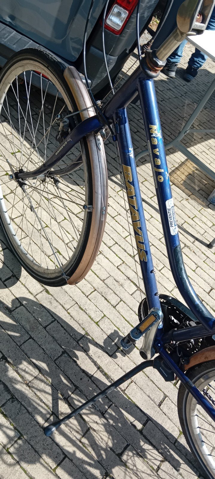 fiets batavus, Ophalen