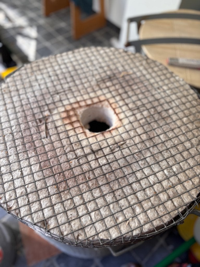 raku oven, Ophalen