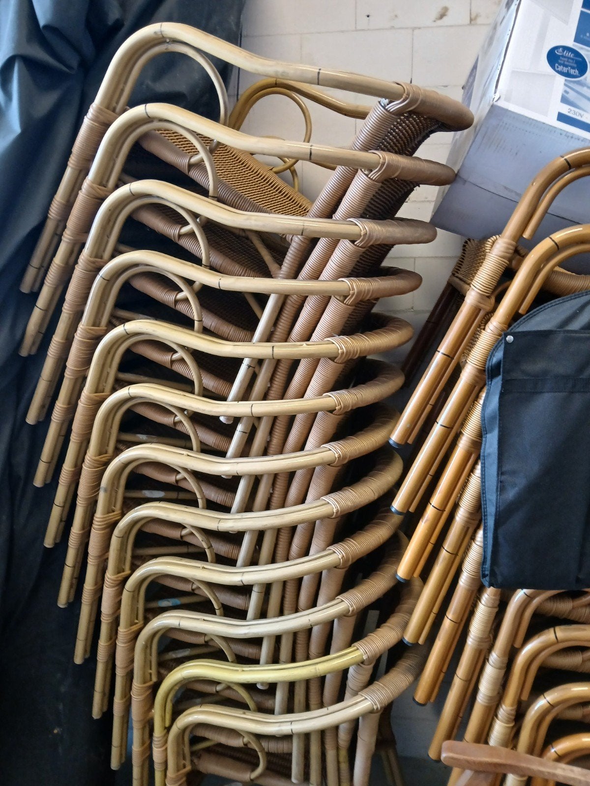 Terrasse complète (10 tables, 54 chaises, café, bistrot, res, Jardin & Terrasse, Jardin & Terrasse Autre, Enlèvement