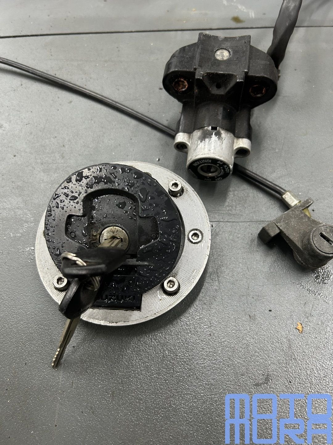 Slotenset voor de Suzuki GSXR 600 & 750 SRAD 1996 2000 GSX-R, Enlèvement ou Envoi, -, -, -