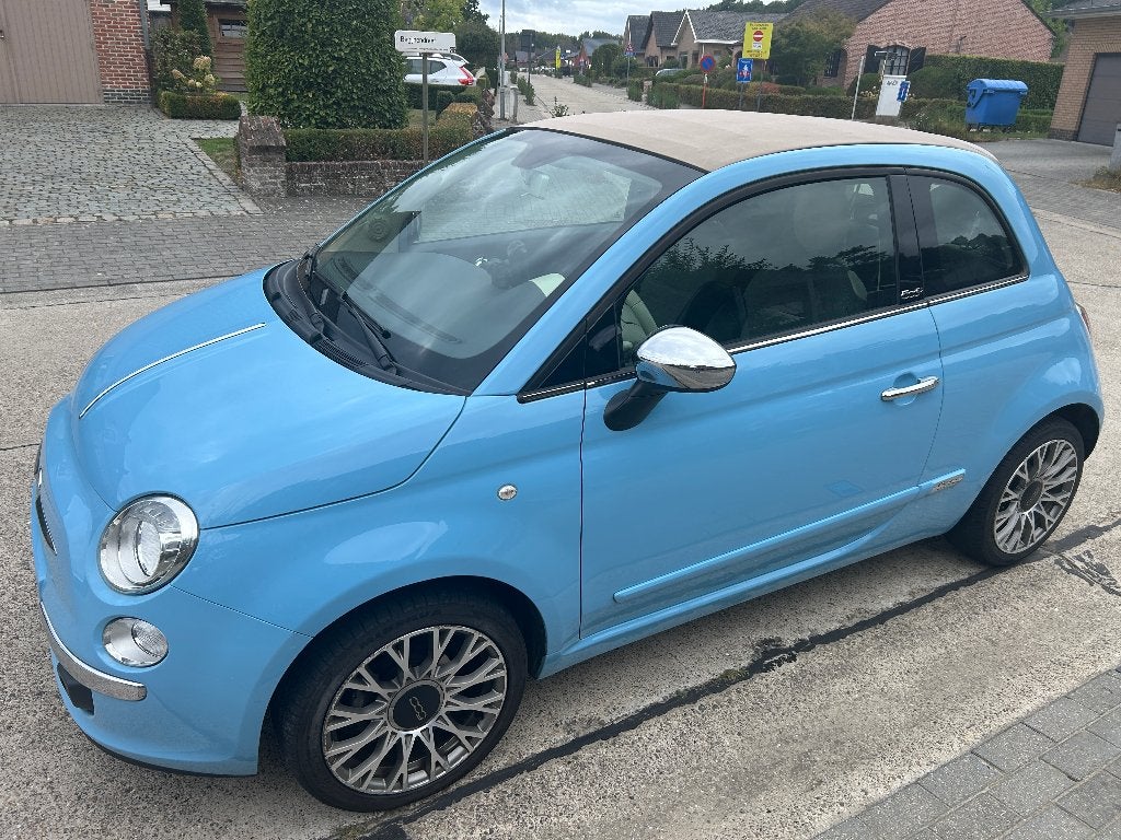 Fiat 500c 1.2i cabriolet ! EXCELLENT ÉTAT ! ! 70753 km ! ! , Achat, Entreprise, Boîte manuelle, 3 portes