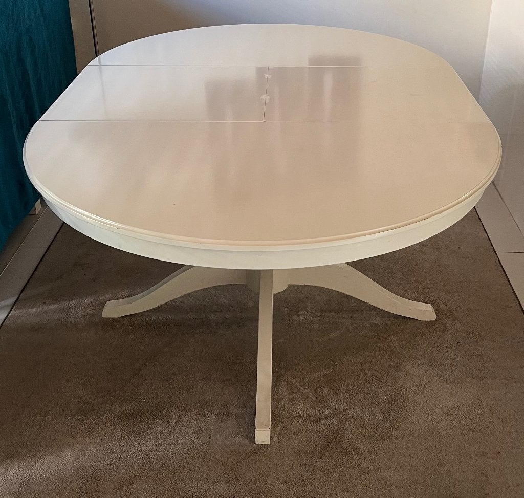 Table extensible ROSENTORP, 110/155 cm, 100 à 150 cm, Cinq personnes ou plus, 100 à 150 cm, Enlèvement