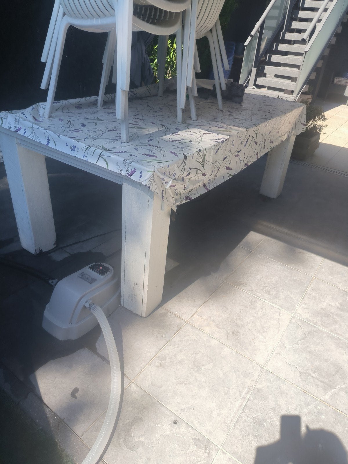 terras tafel, Tuin en Terras, Tuintafels, Ophalen, Rechthoekig, Hout