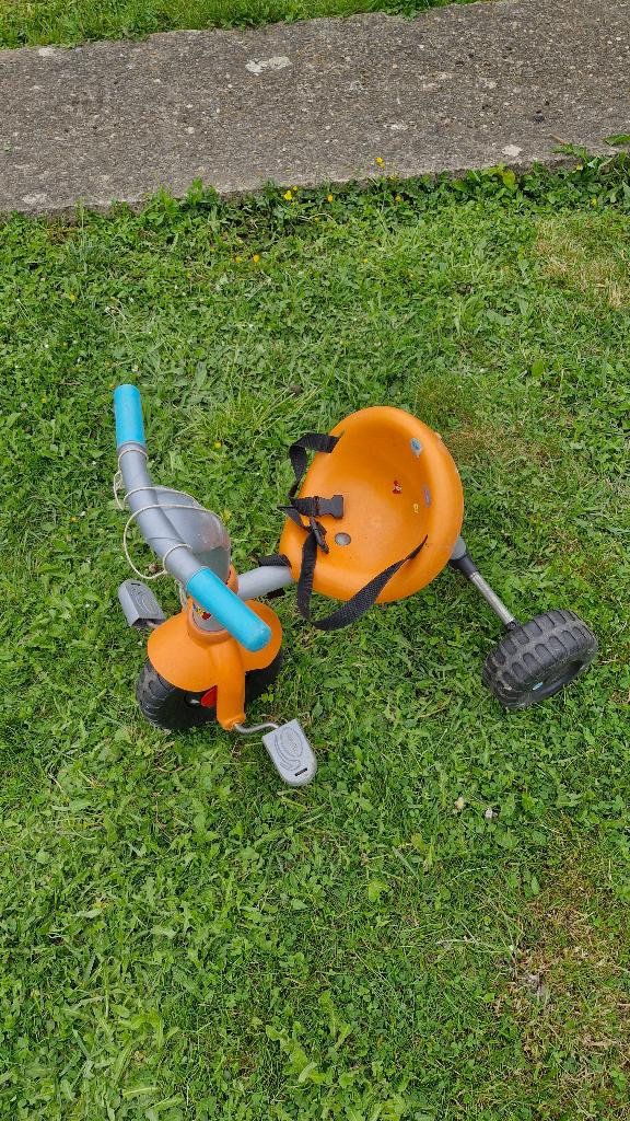 Driewieler voor kinderen, Ophalen, Gebruikt, Duwstang