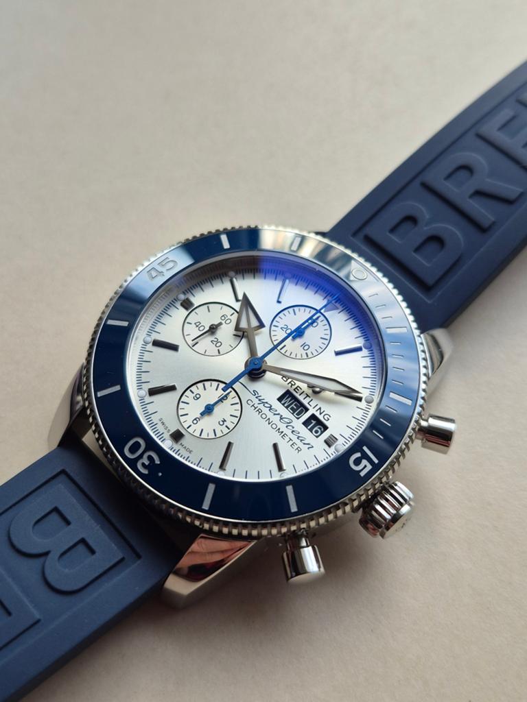 Breitling SuperOcean Heritage ll 44 Ocean Conservancy A13313, Bijoux, Sacs & Beauté, Montres | Enfants, Bleu