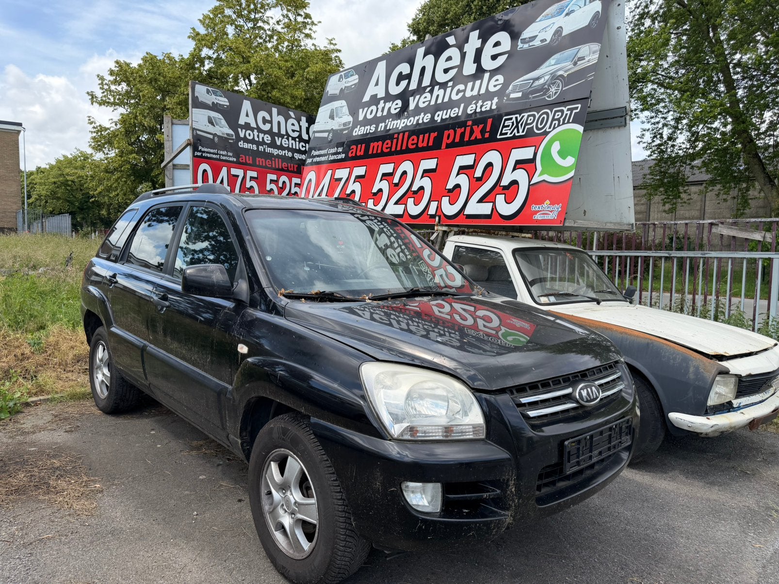 Kia Sportage 2,0diesel euro4 airco 2007 319000km, 100 kW, Achat, Entreprise, Euro 4
