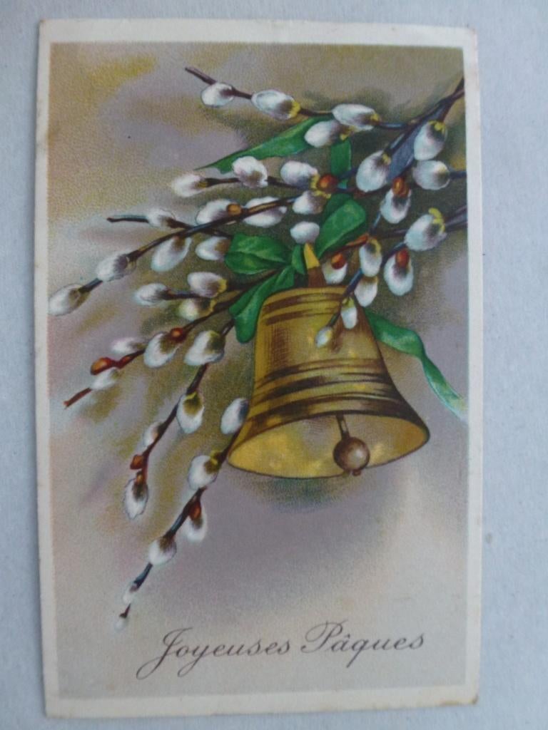 Carte postale ancienne Joyeuses Pâques 1938, Enlèvement ou Envoi, 1920 à 1940