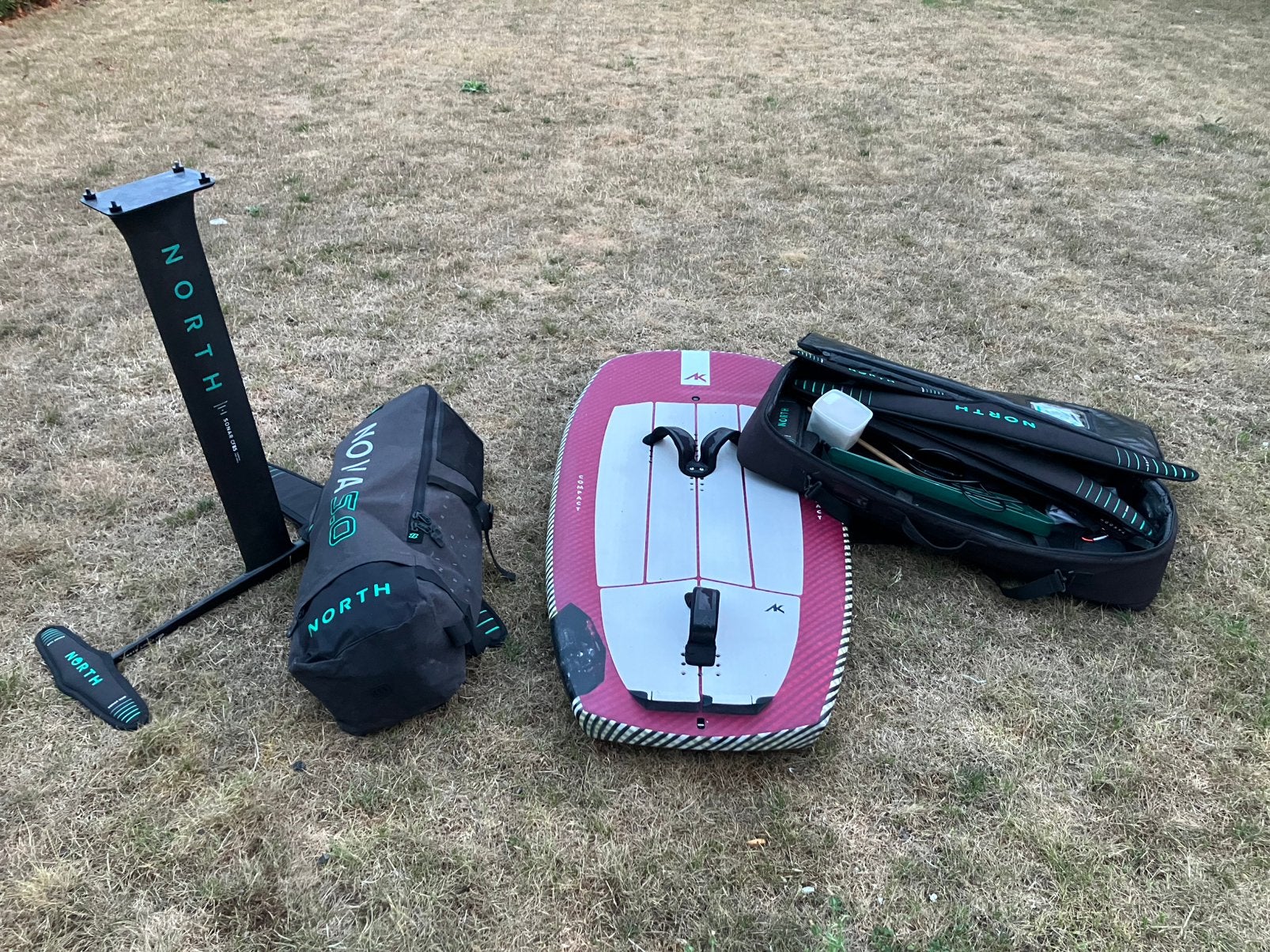 Complete wingfoil set, Sports nautiques & Bateaux, Enlèvement, Utilisé, Ensemble de planche à voile