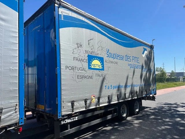 Schmitz Cargobull SGF-02 (bj 2015), Auto's, Vrachtwagens, Bedrijf, Te koop, Aanhangers en Opleggers, Overige brandstoffen, Blauw