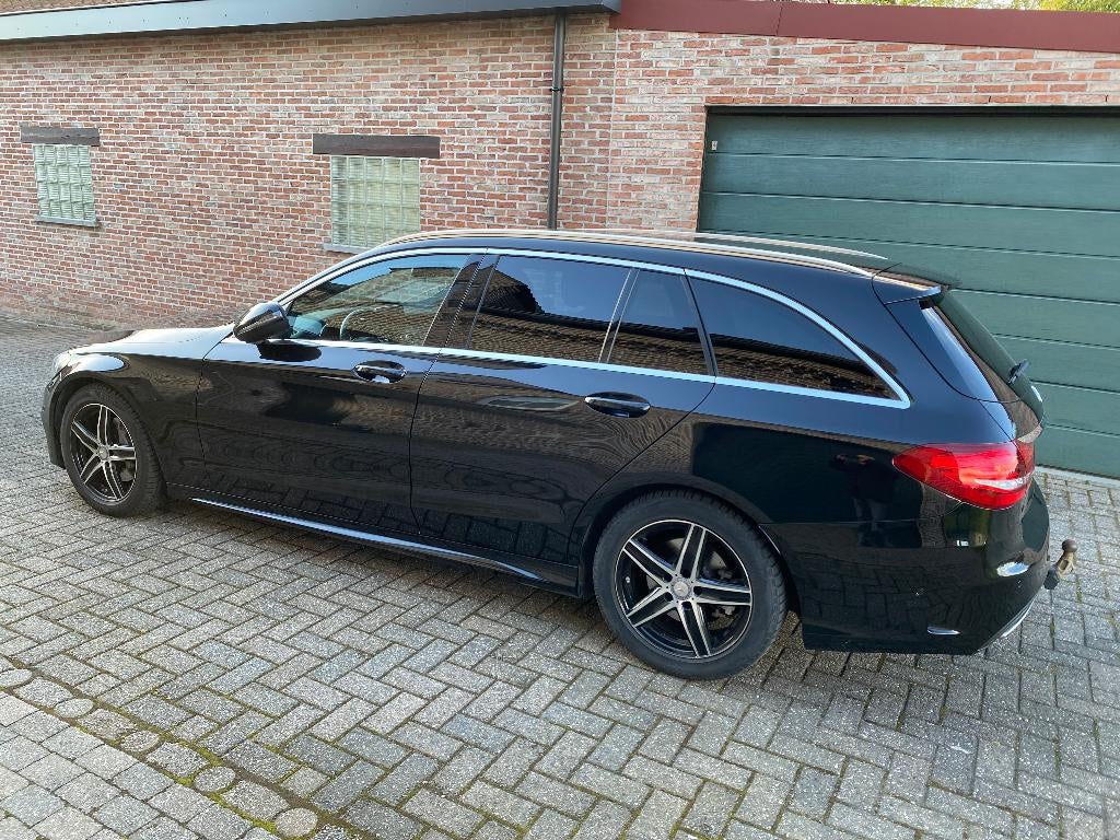Mercedes c 180 benzine bouwjaar 2016, Auto's, Mercedes-Benz, Automaat, 4 cilinders, Zwart, 1595 cc