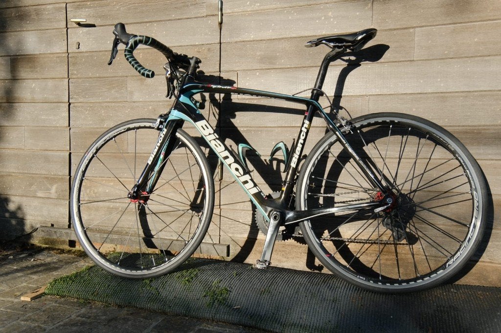 Bianchi infinito CV taille 55 en parfait état, Vélos & Vélomoteurs, Autres marques, Frein sur jante, Comme neuf, Enlèvement