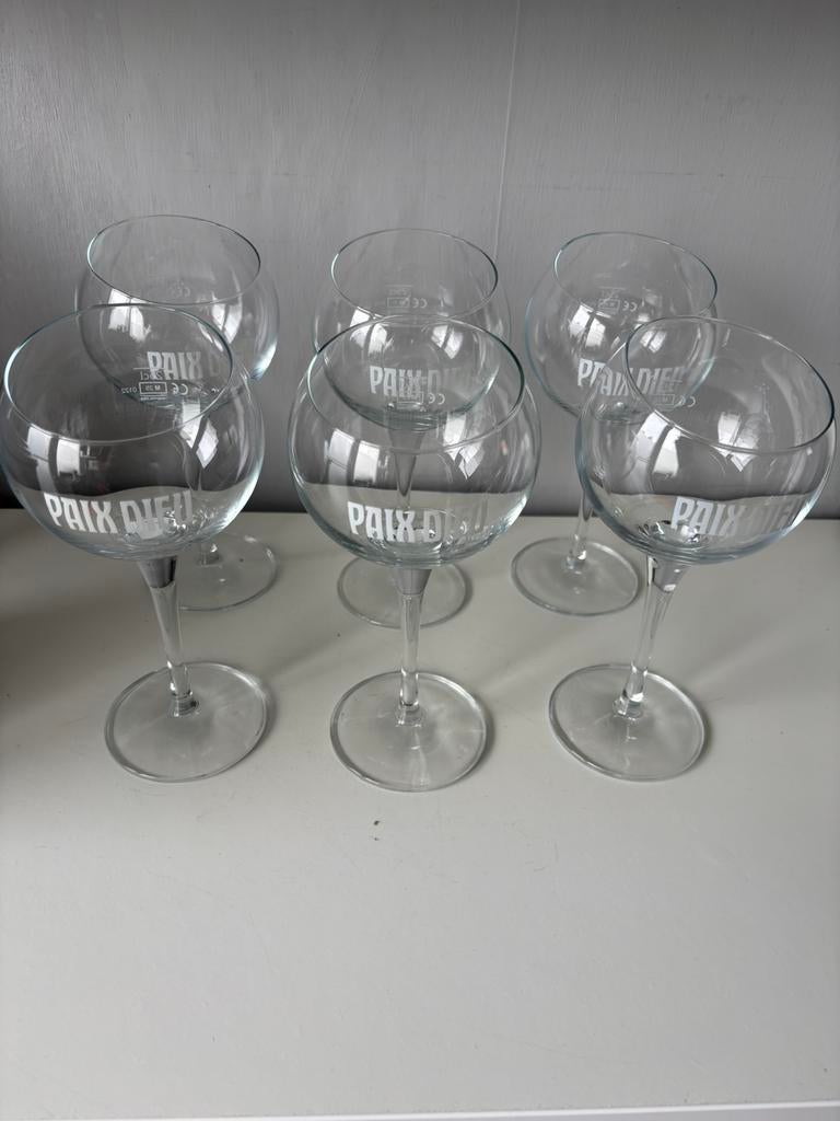 6 verres PAIX DIEU, 25 cl (10€ pièce), Enlèvement ou Envoi, Neuf