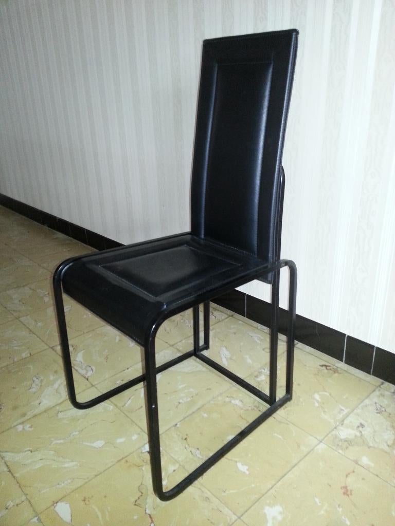 3 Stoelen, Ophalen, Drie, Zwart, Zo goed als nieuw