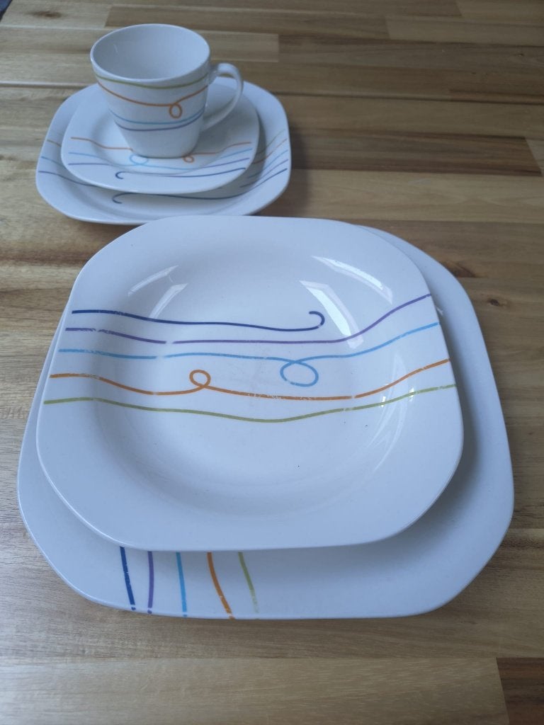 Servies, Maison & Meubles, Service complet, Poterie, Enlèvement, Utilisé