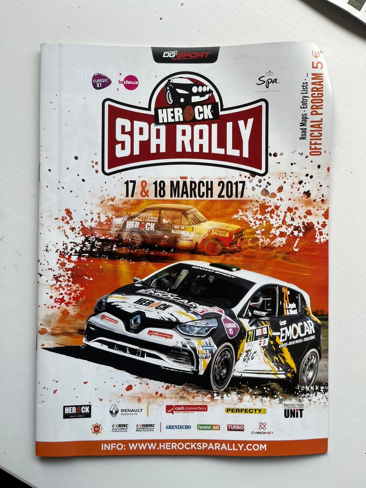 Spa Rally 2017-programma, Ophalen of Verzenden, Zo goed als nieuw