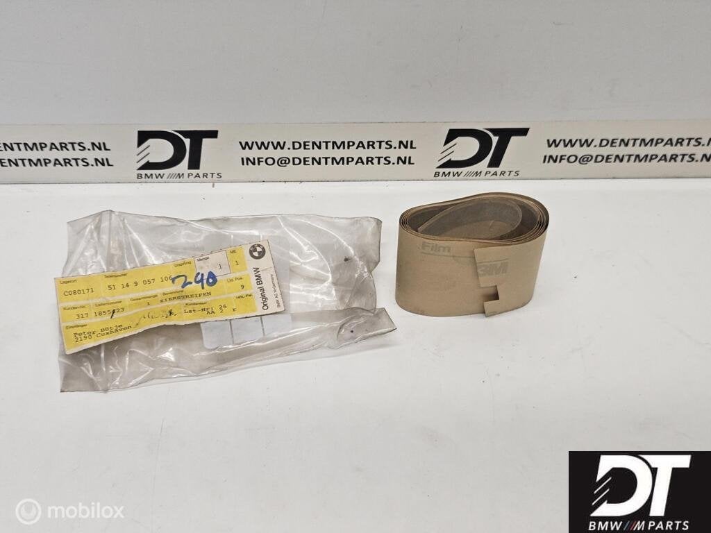 Decorative strip silber BMW 51149057106, Neuf, Enlèvement ou Envoi