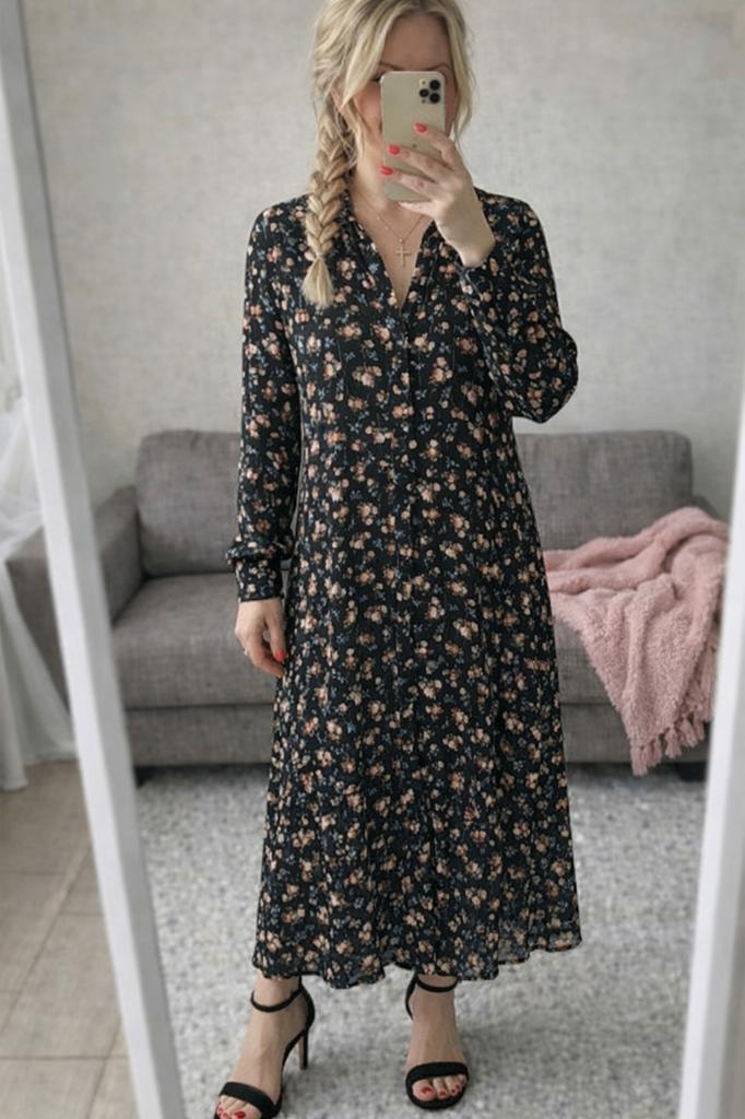 Lange jurk xxl, Kleding | Dames, Jurken, Verzenden, Zwart, Maat 46/48 (XL) of groter, Zo goed als nieuw