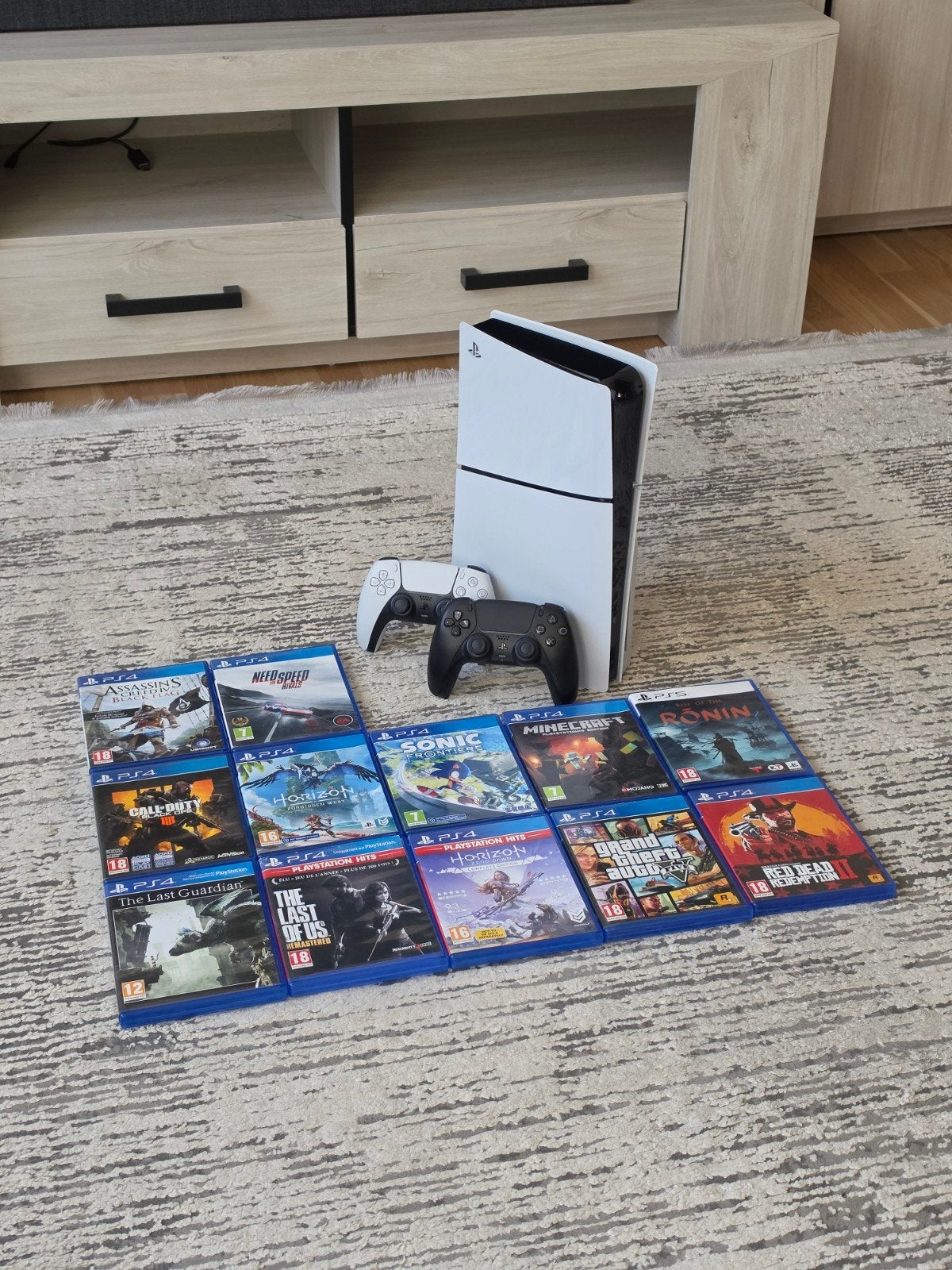 Ps5 Slim disc + 2 manettes + 12 jeux, Consoles de jeu & Jeux vidéo, Enlèvement, Utilisé, Playstation 5