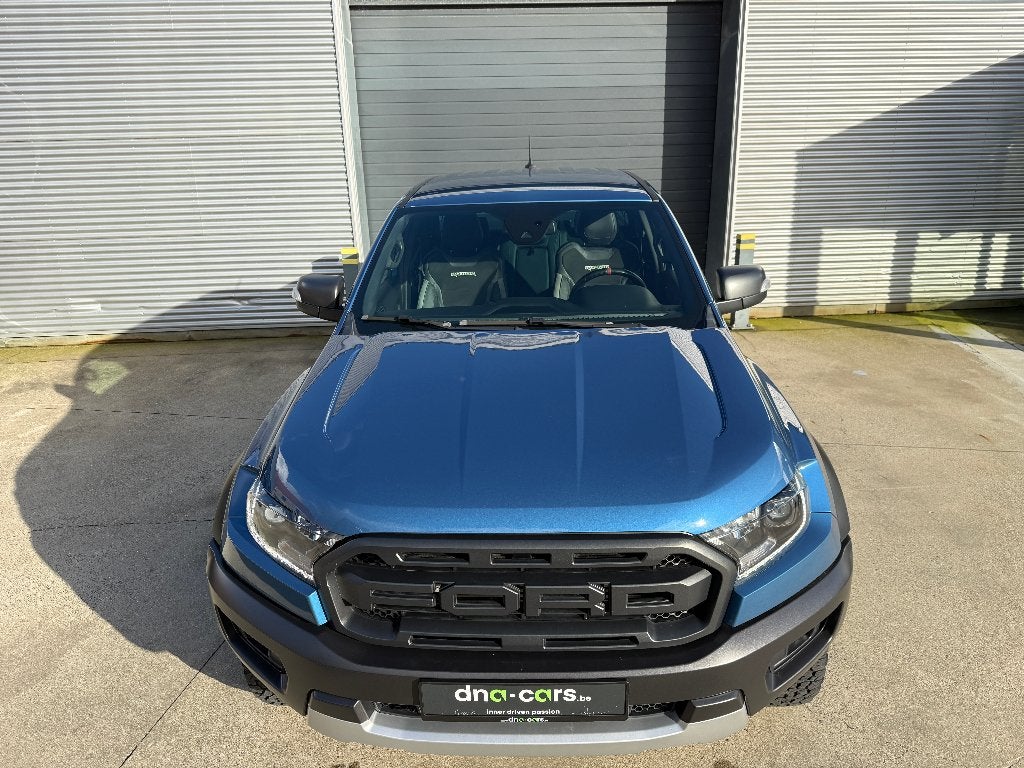 Raptor 2.0 BI-TURBO 213 PK / VERVANGMOTOR FORD, Auto's, Automaat, 4 cilinders, Blauw, Leder