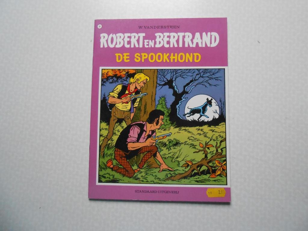 Robert en Bertrand 14 De spookhond 1976 ste druk., Willy Vandersteen, Eén stripboek, Nieuw, Ophalen of Verzenden