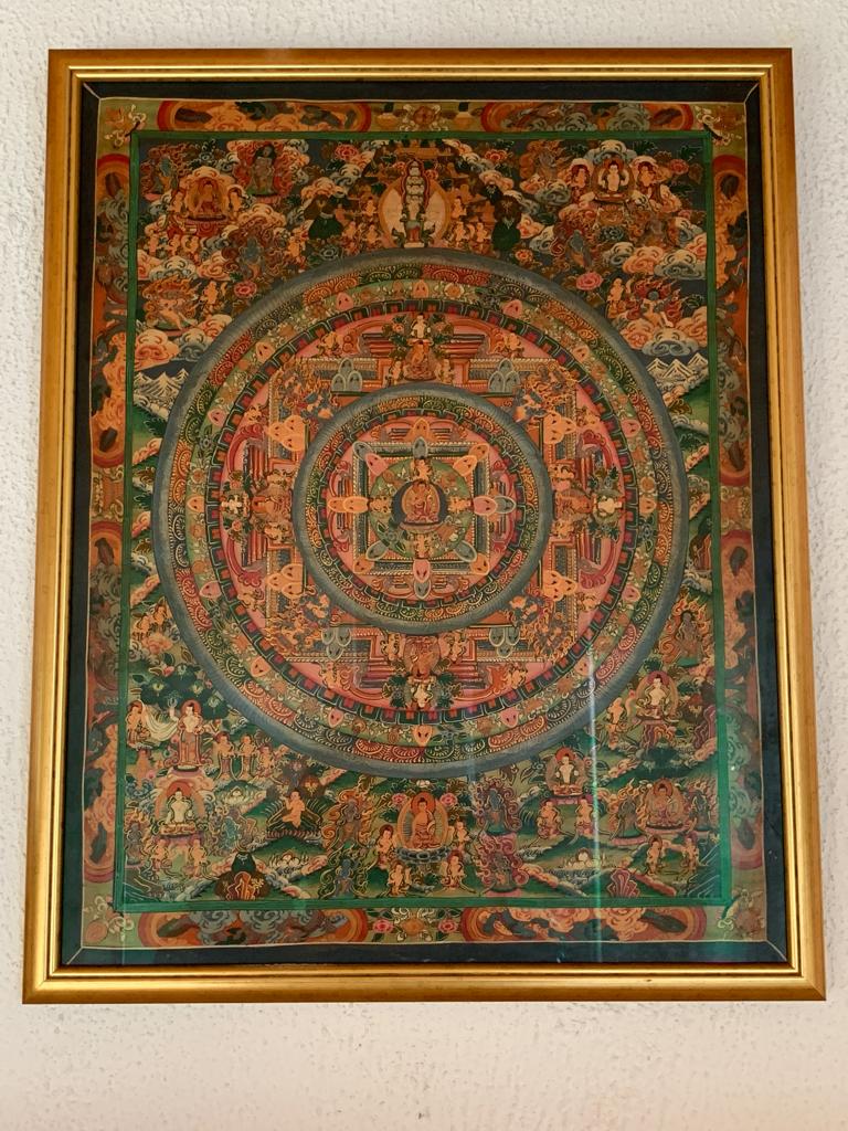 KADER ZIJDE BATIK THANGKA, Ophalen