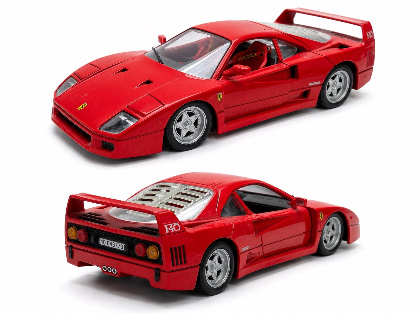 Polistil Ferrari F40 1:16 Made in Italy Vintage, Hobby en Vrije tijd, Modelauto's | 1:18, Zo goed als nieuw, Ophalen