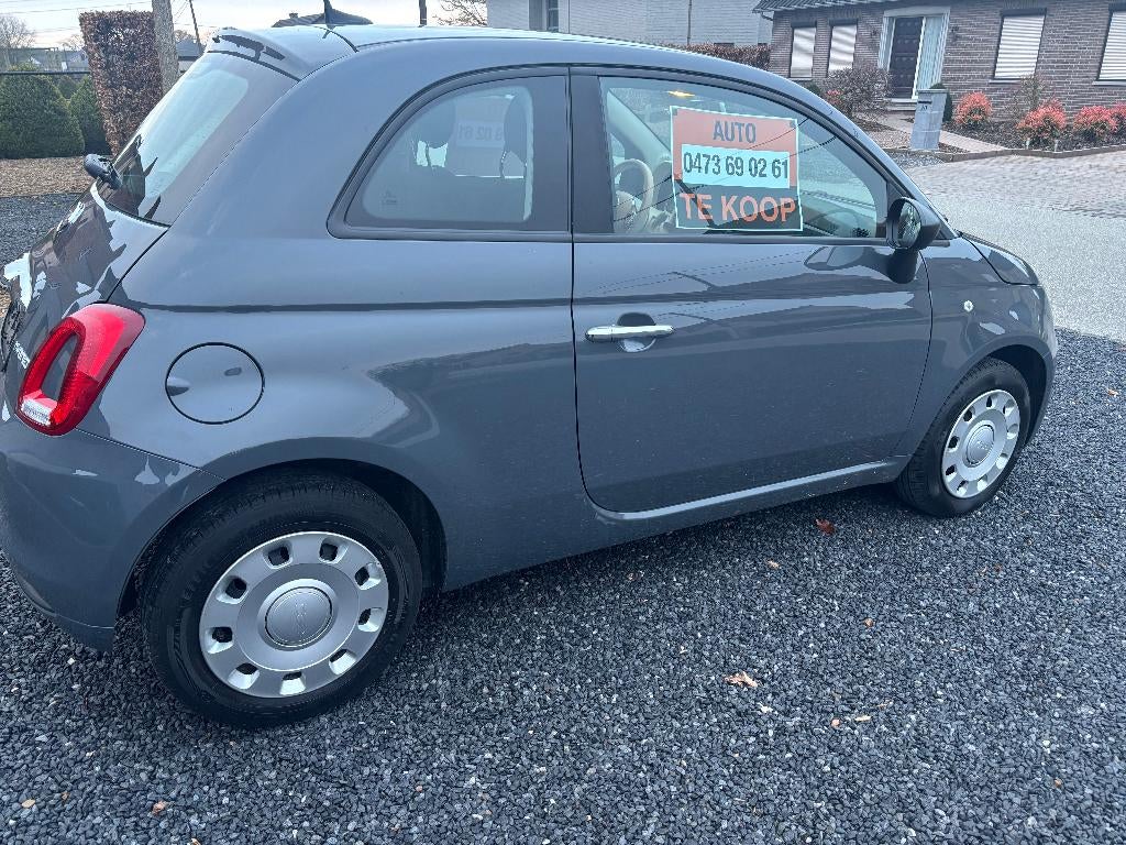 Fiat 500 hybride, Auto's, Fiat, Voorwielaandrijving, Stof, Handgeschakeld, Blauw
