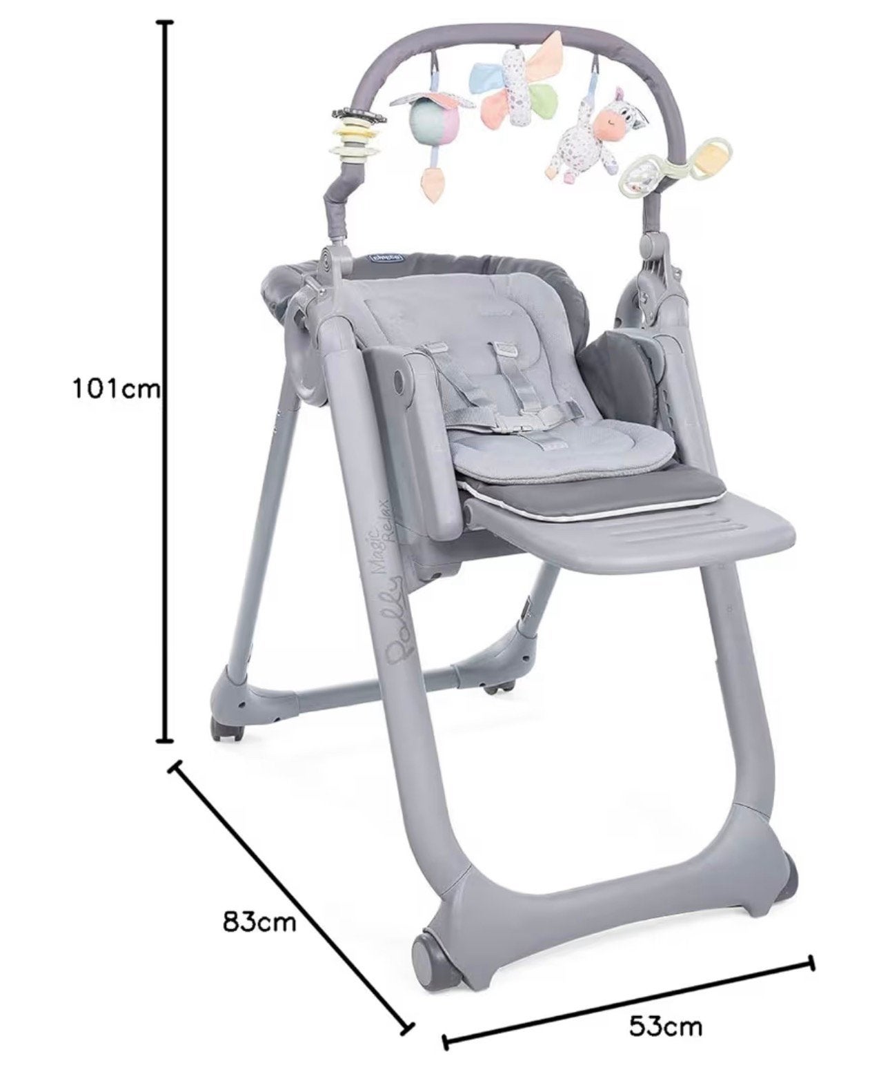 CHICCO evolutieve en opvouwbare kinderstoel, Ophalen, Gebruikt, Chicco, Verstelbaar
