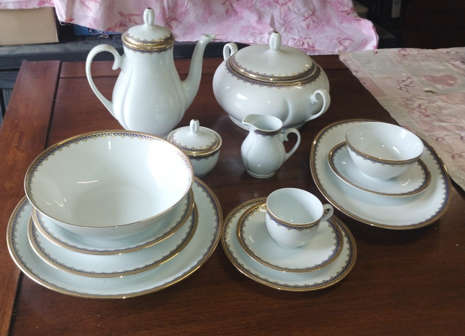 Oud servies Bavaria zie omschrijving, Antiek en Kunst, Antiek | Servies compleet, Ophalen