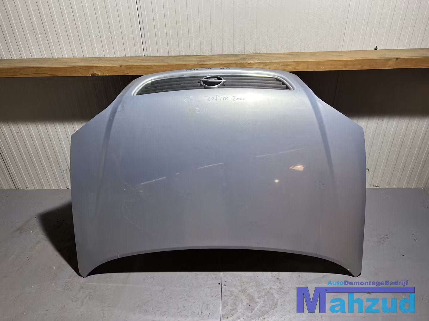 OPEL ZAFIRA A Zilver Z151 Motorkap 1998-2005, Auto-onderdelen, Gebruikt, Opel Automobile GmbH, Kontakt@opel-infoservice.de, Motorkap