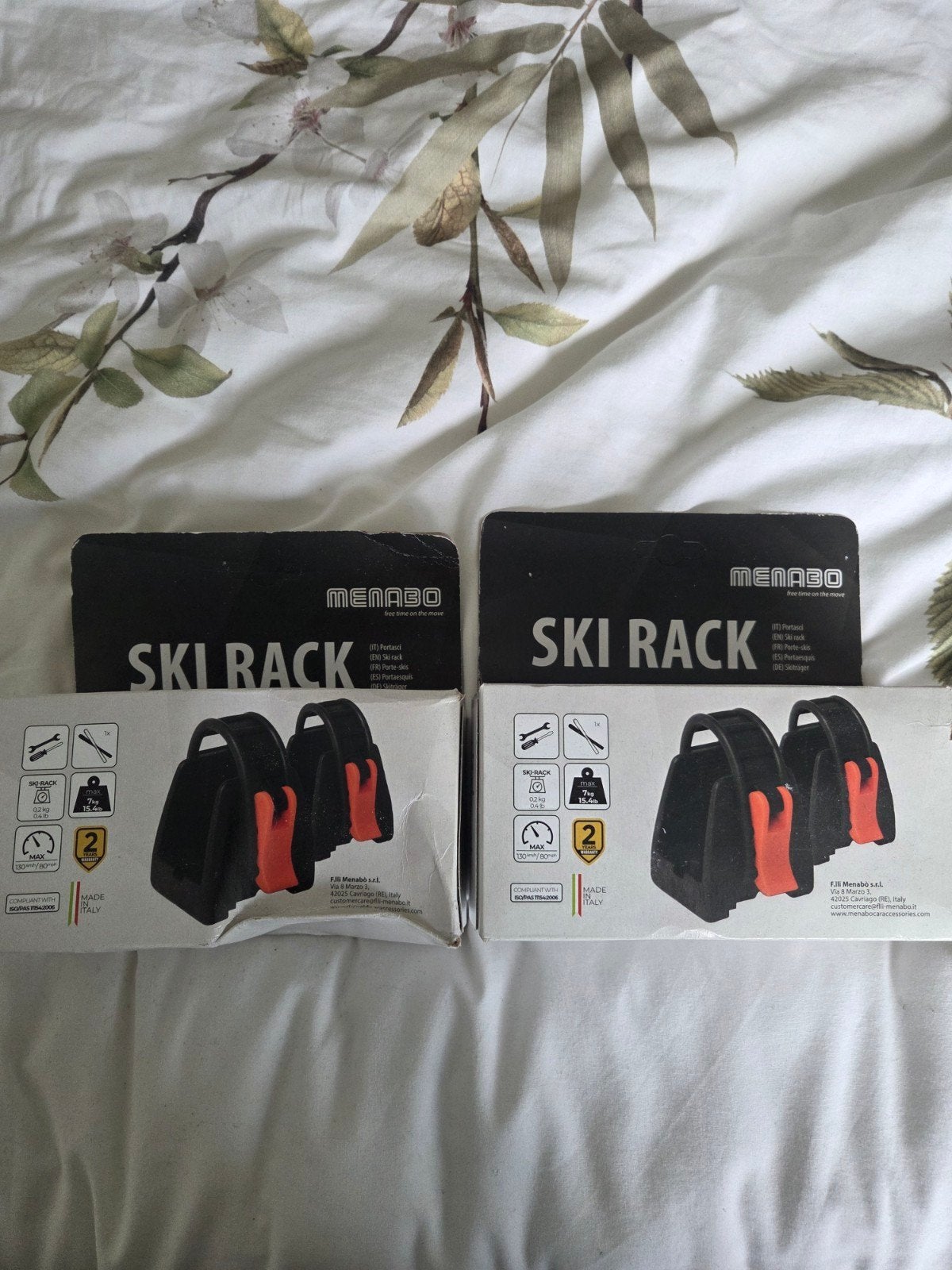 2x Ski Rack - Menabo, Ophalen, Nieuw
