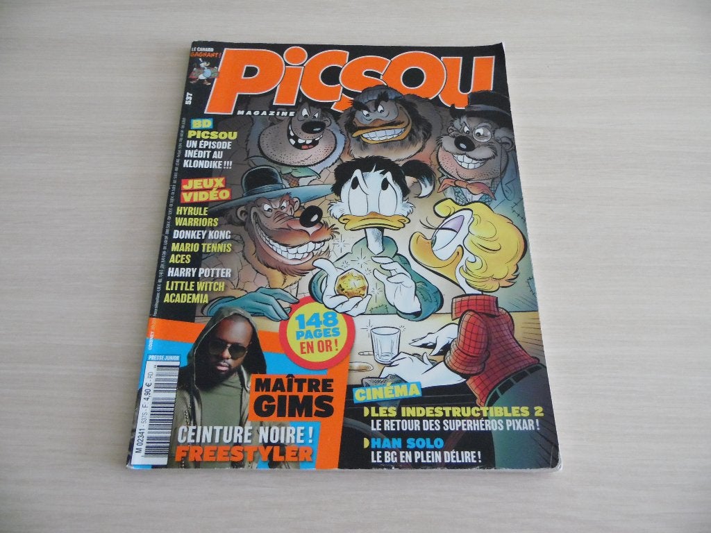 PICSOU MAGAZINE N°537, Enlèvement ou Envoi, Comme neuf, WALT DISNEY, Une BD