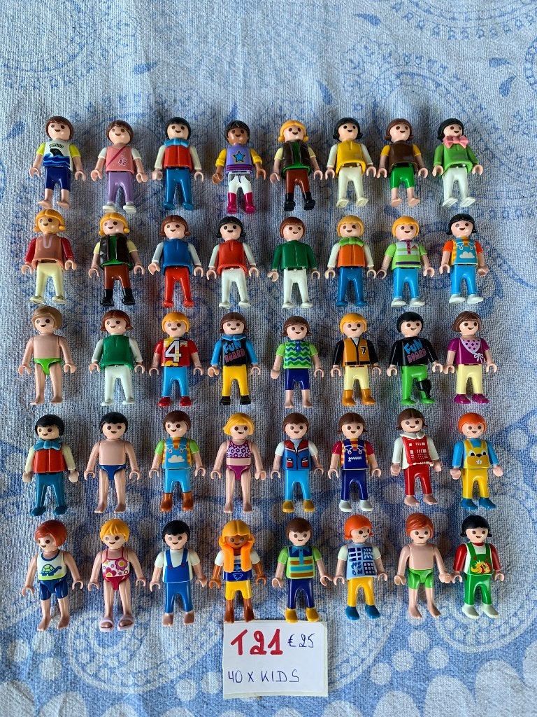PLAYMOBIL: T21: LOT 40 KINDEREN, Kinderen en Baby's, Speelgoed | Playmobil, Ophalen of Verzenden, Zo goed als nieuw, Losse onderdelen