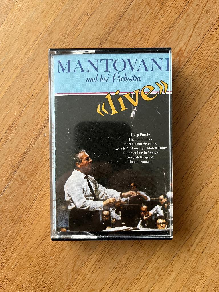 cassette Mantovani and his orchestra - Live, CD & DVD, Cassettes audio, Enlèvement ou Envoi, Comme neuf, Classique, Originale