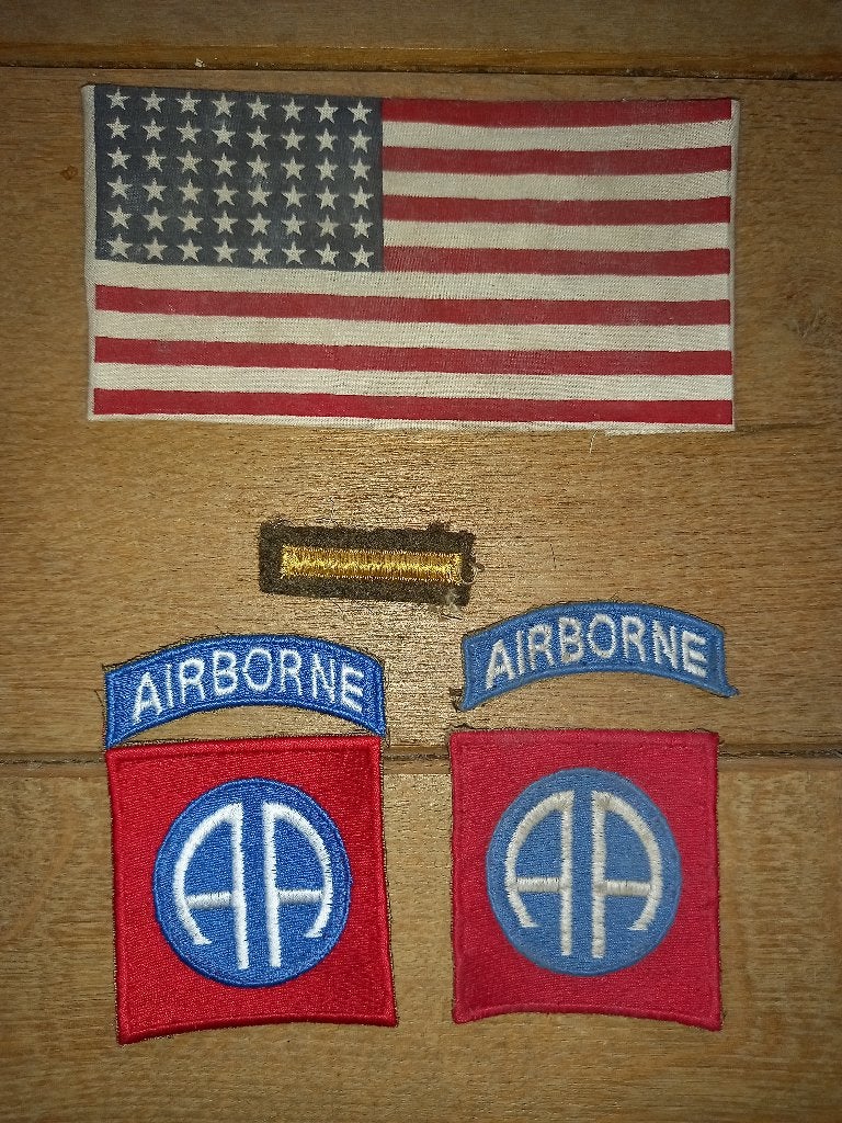 Us airborne lot kentekens repro, Verzamelen, Militaria | Tweede Wereldoorlog, Ophalen of Verzenden
