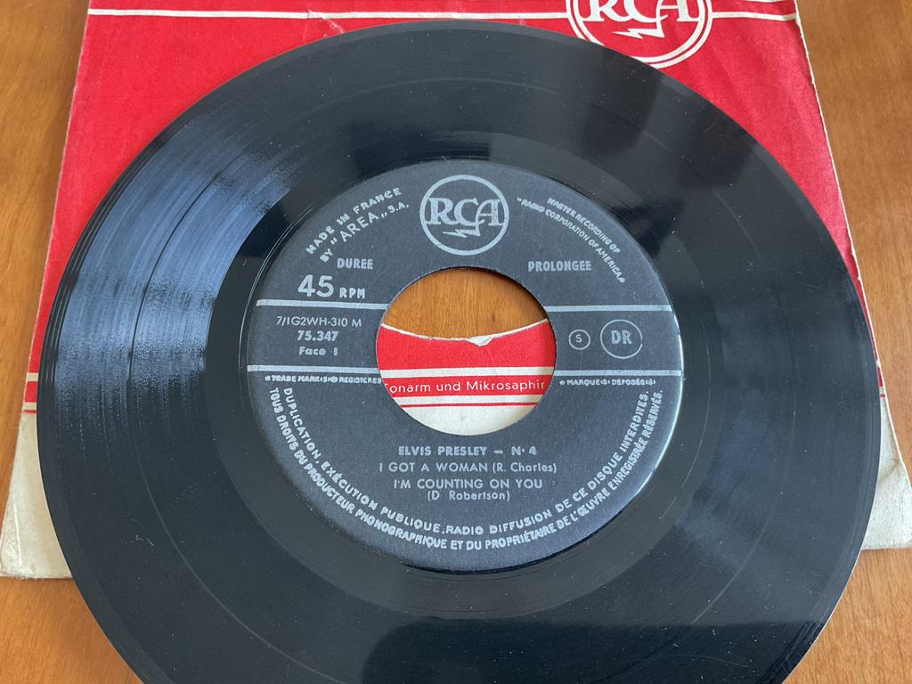 Elvis Presley-N4 - I Got A Woman +3 EP, EP, Ophalen of Verzenden, Gebruikt