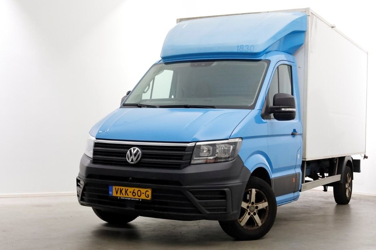 Volkswagen Crafter 35 2.0 TDI E6 Bakwagen met achterdeuren 2, ABS, Blauw, Bedrijf, 277 g/km