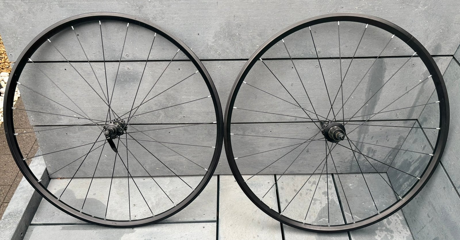 Set wielen Mavic Aksium, Fietsen en Brommers, Ophalen, Zo goed als nieuw