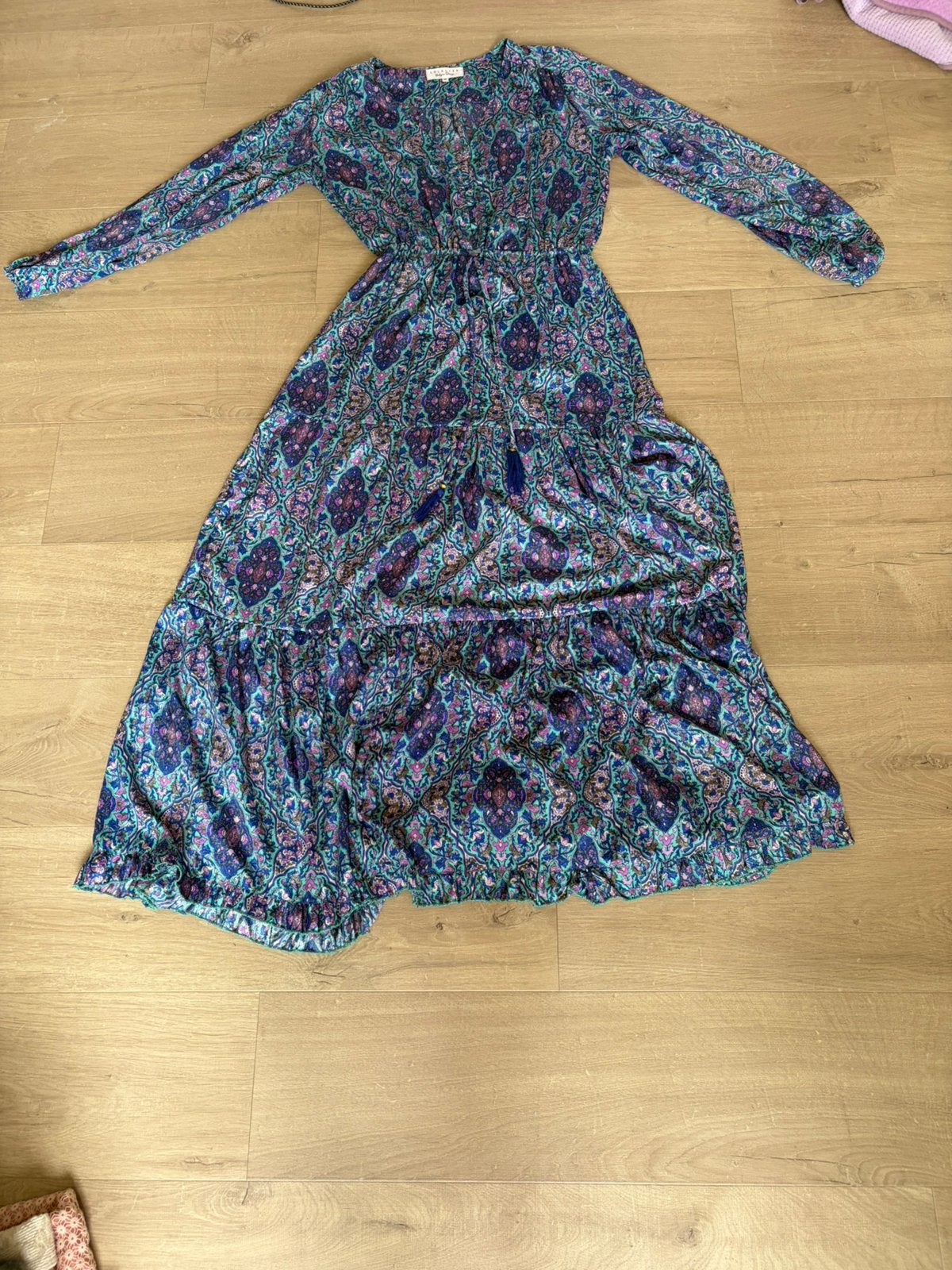 Leuk kleedje, Kleding | Dames, Meerkleurig, Zo goed als nieuw, Onder de knie, Ophalen