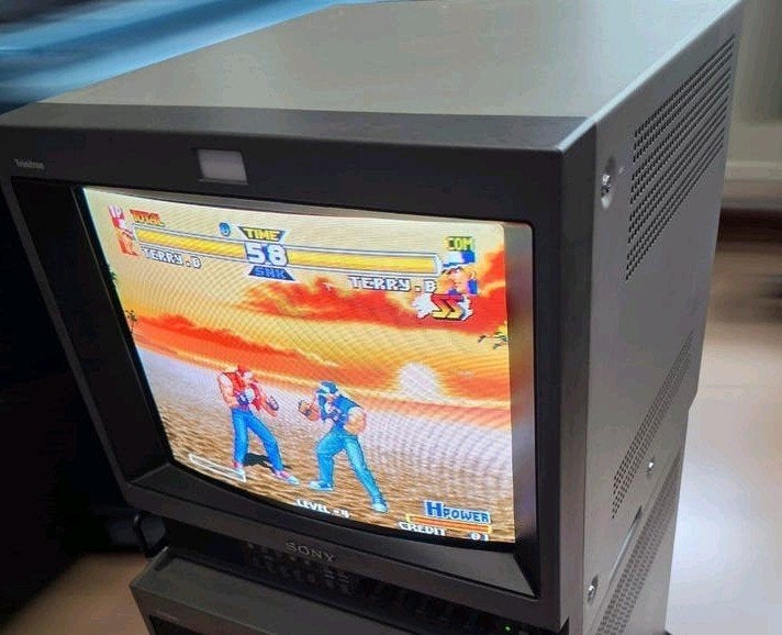 Sony PVM-14M2E Trinitron — Moniteur professionnel CRT, TV, Hi-fi & Vidéo, Enlèvement, 40 à 60 cm, Sony