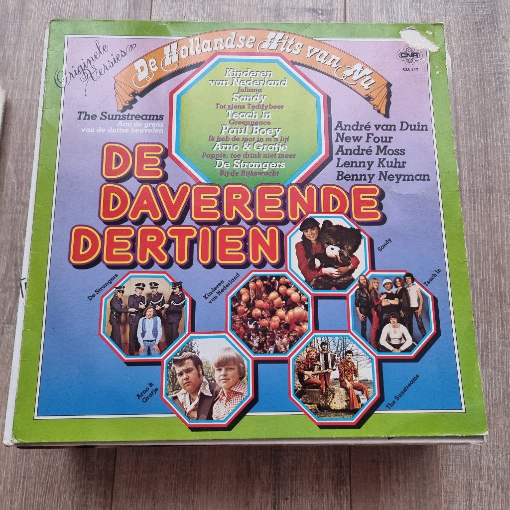 LP Various - De daverende dertien (Hollandse hits van nu), Cd's en Dvd's, LP, Gebruikt, Ophalen of Verzenden, 12 inch
