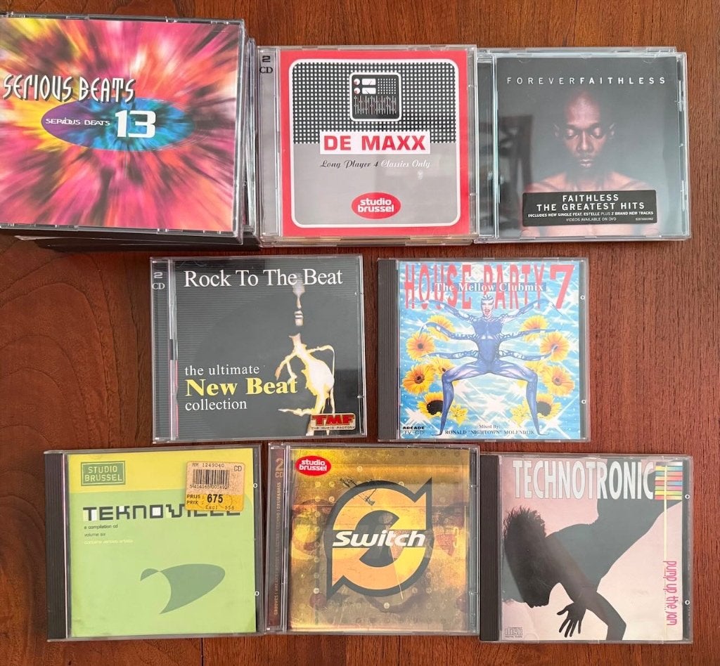 CD's house en New Beat, Ophalen, Zo goed als nieuw, Techno of Trance