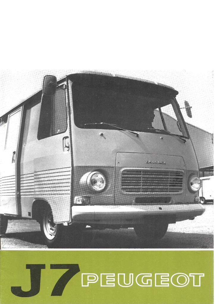 PEUGEOT J7, Enlèvement ou Envoi, Comme neuf, Peugeot