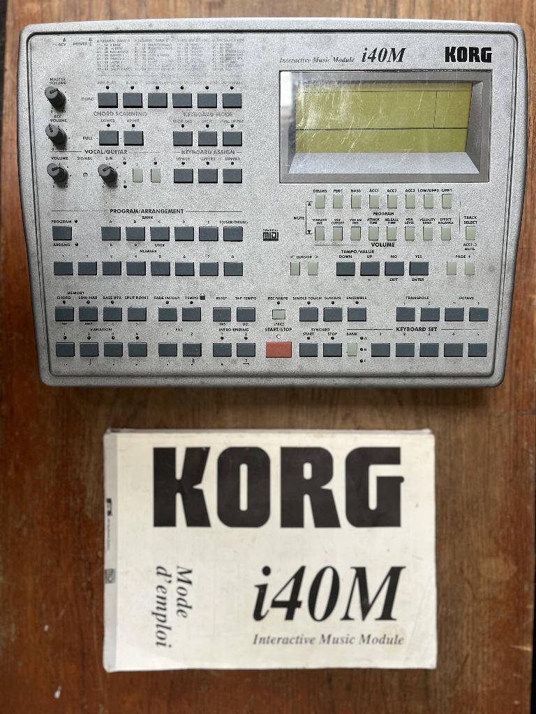 KORG i40m interactive music module midi synthé arrangeur, Musique & Instruments, Enlèvement ou Envoi, Utilisé