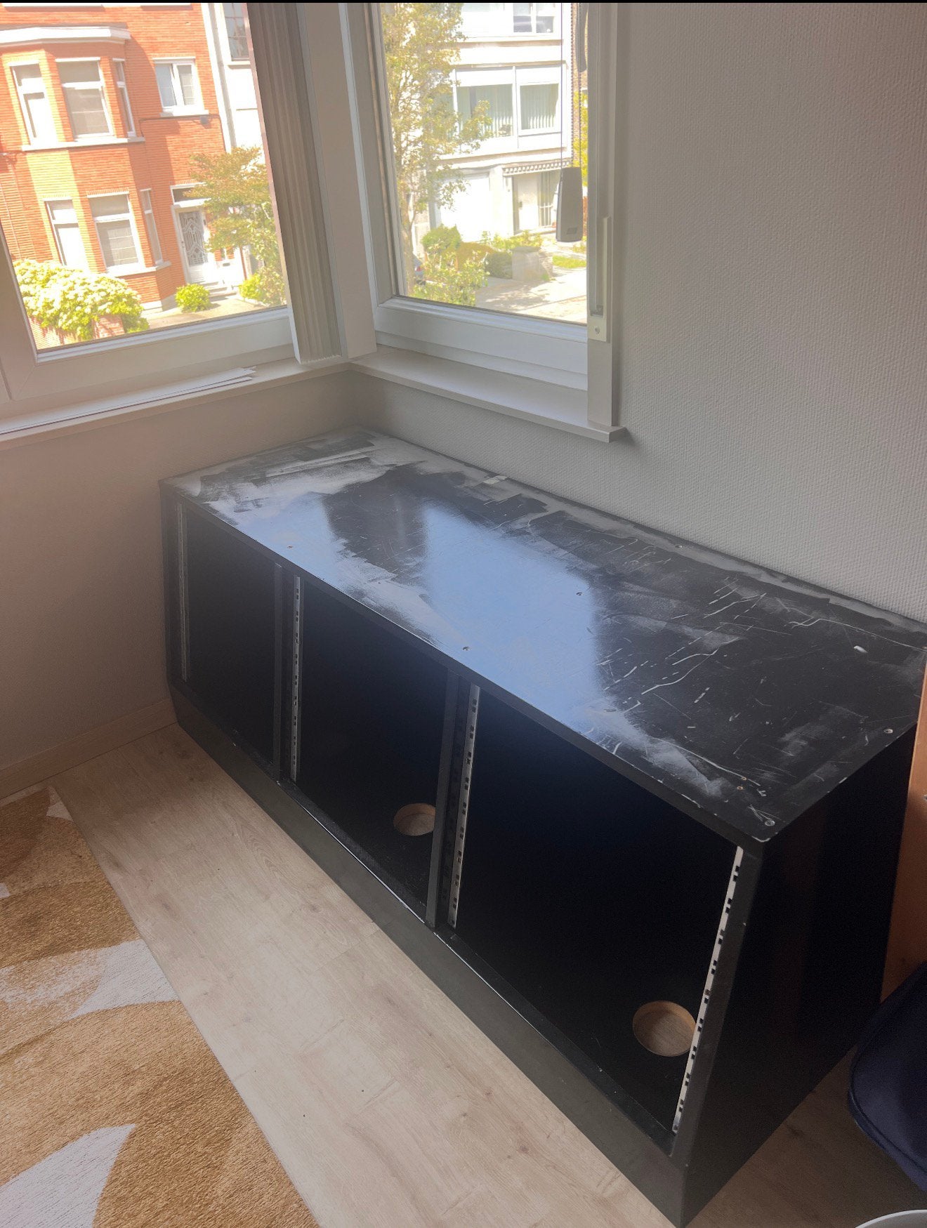 Gratis te geef grote 19inch studio rack, Dieren en Toebehoren, Ophalen, Zo goed als nieuw