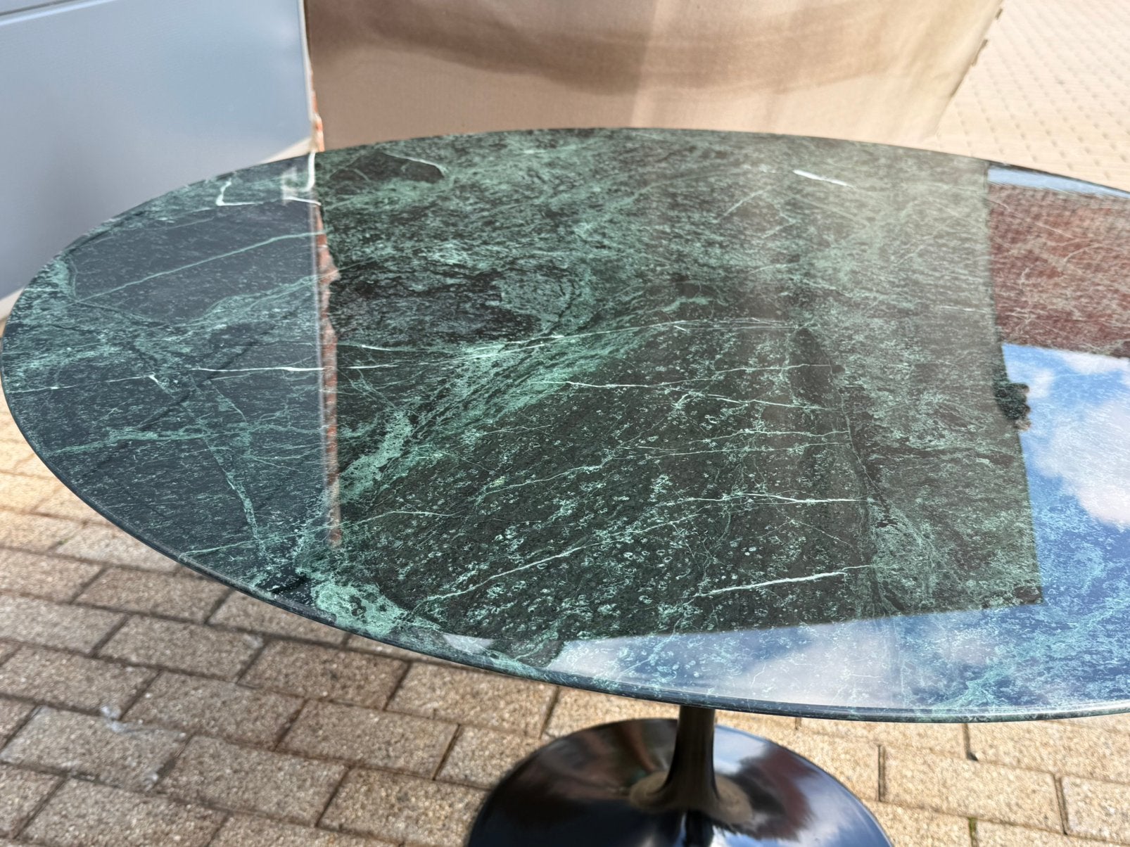 Table ronde originale Knoll Tulip Alpi Verde Eero Saarinen, Enlèvement ou Envoi, Vitra togo mah jong ligne roset cor cassina b&b italia artifort
