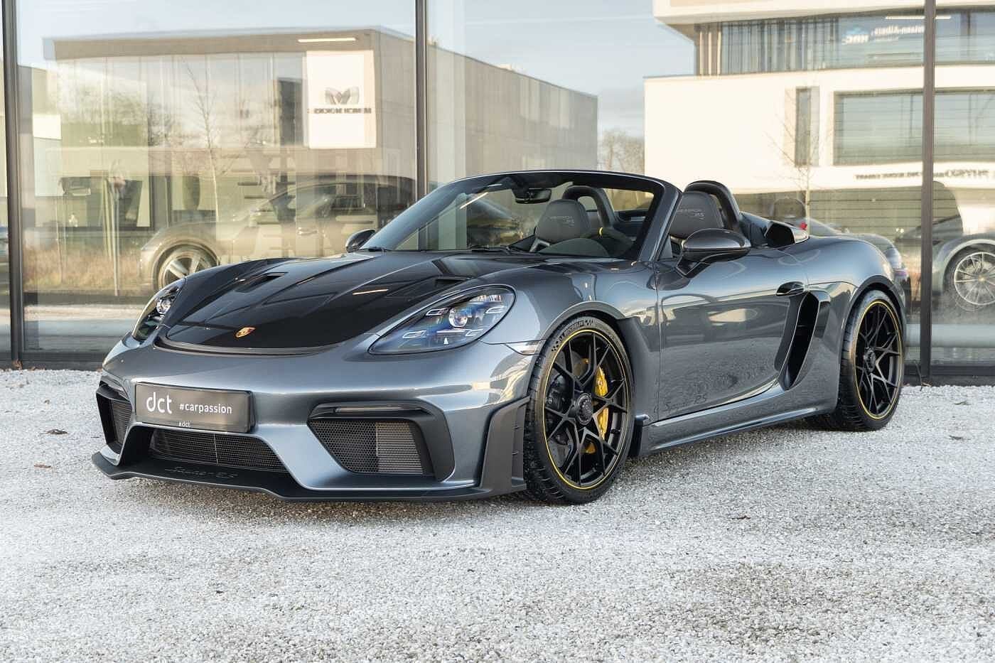 Porsche 718 Boxster SPYDER RS 4.0i Weissach PCCB Ceramic Bra, Auto's, Porsche, Automaat, Gebruikt, Cabriolet, Leder