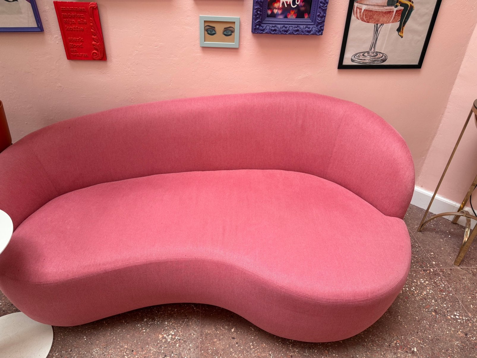 Roze sofa te koop van sofacompany, Ophalen, Zo goed als nieuw