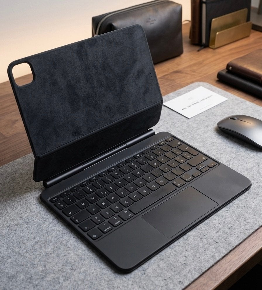 Magic Apple keyboard iPad PRO M4  11 inch  +  TOMTOM Case, Ophalen of Verzenden, Zo goed als nieuw, 11 inch, Apple iPad Pro